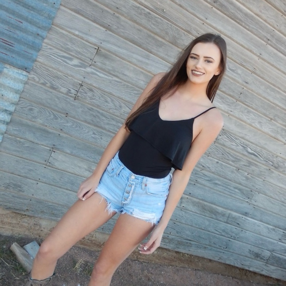 Black Spaghetti Strap bodysuit